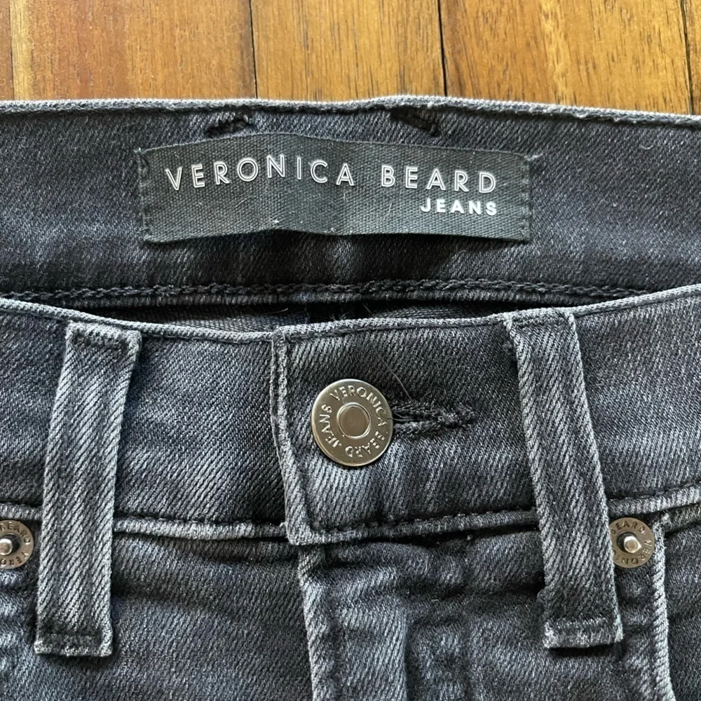 Veronica Beard Emma skinny mid rise jeans washed onyx - Picture 3 of 12
